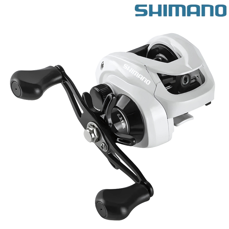 Carretilha Shimano Max Drag 8kg Ultra Leve de Aço Inoxidável + Óculos De Sol Polarizado Grátis