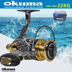 Molinete Okuma 22KG Drag 13+1 Rolamentos