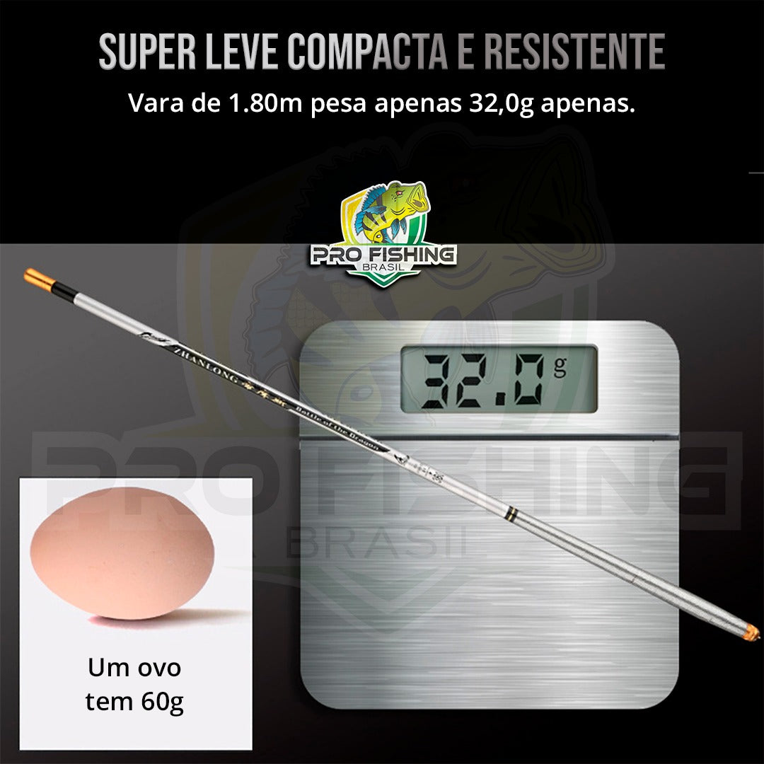 Nova Vara DAIMOND CARBON Ultra Light Compact SUPER STRONG Frete Grátis - Promoção 2025