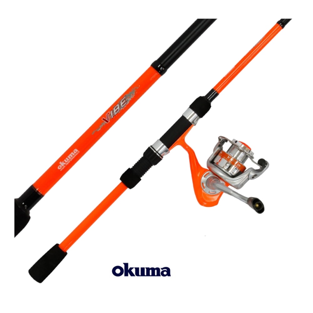 Kit Okuma Vibe Vara VB 7'0''(2,10m) 30lb + Molinete VB-30 - Laranja