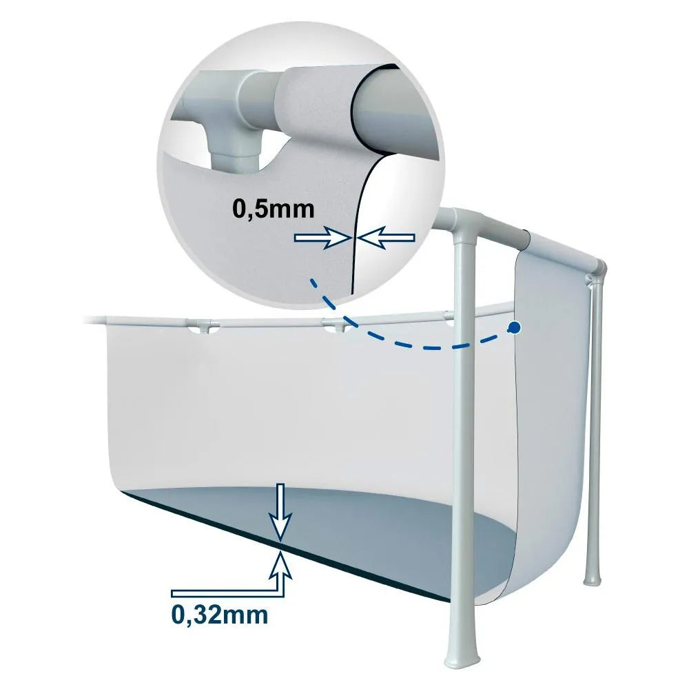 Piscina Estrutural Armação 6.503 Litros Prism Intex