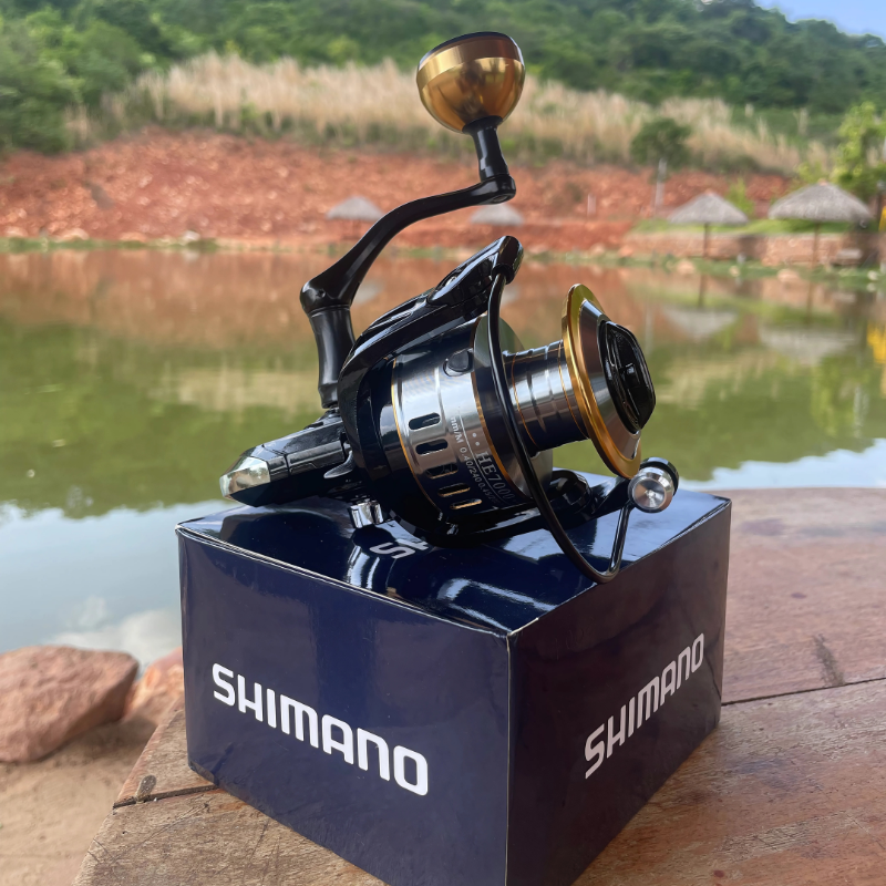 Molinete Shimano Drag de Até 15kg Com 19 Rolamentos Sistema de Rotação Super Suave