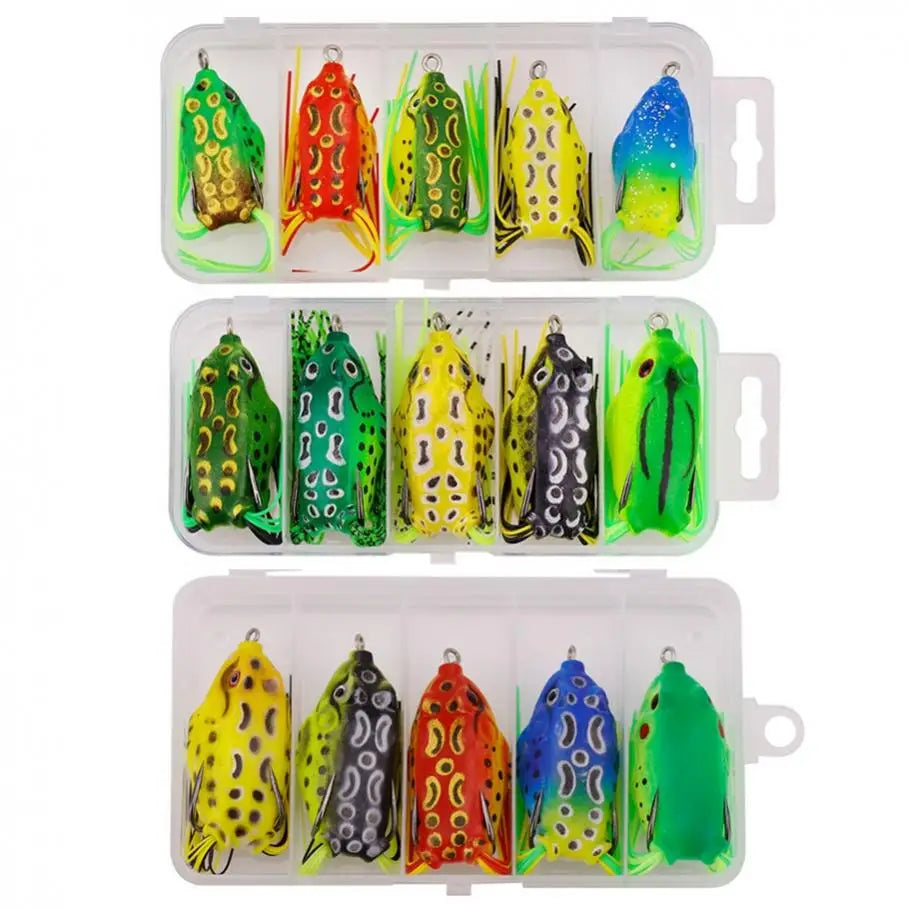 Isca Artificial Sapos Frogs 5pcs 4cm