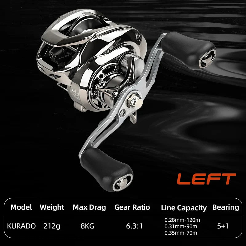 Carretilha Shimano KURADO LMS 10KG Drag