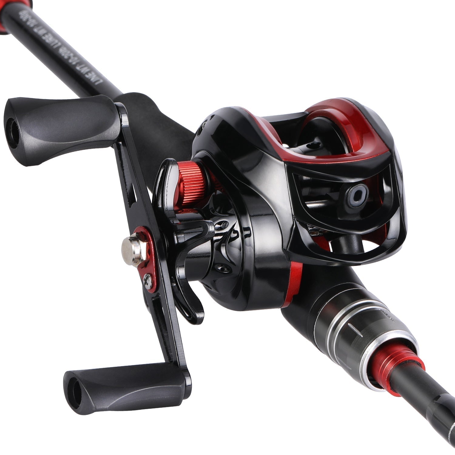 Kit Carbon - Vara de pesca fibra de carbono 2.1M + Carretilha de Pesca 7:2.1