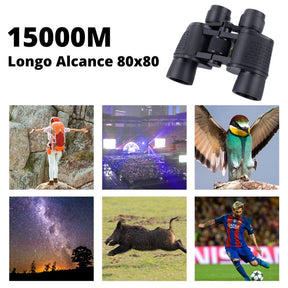 Binóculos Profissional HD 80x80 | Longo alcance & Visão Noturna