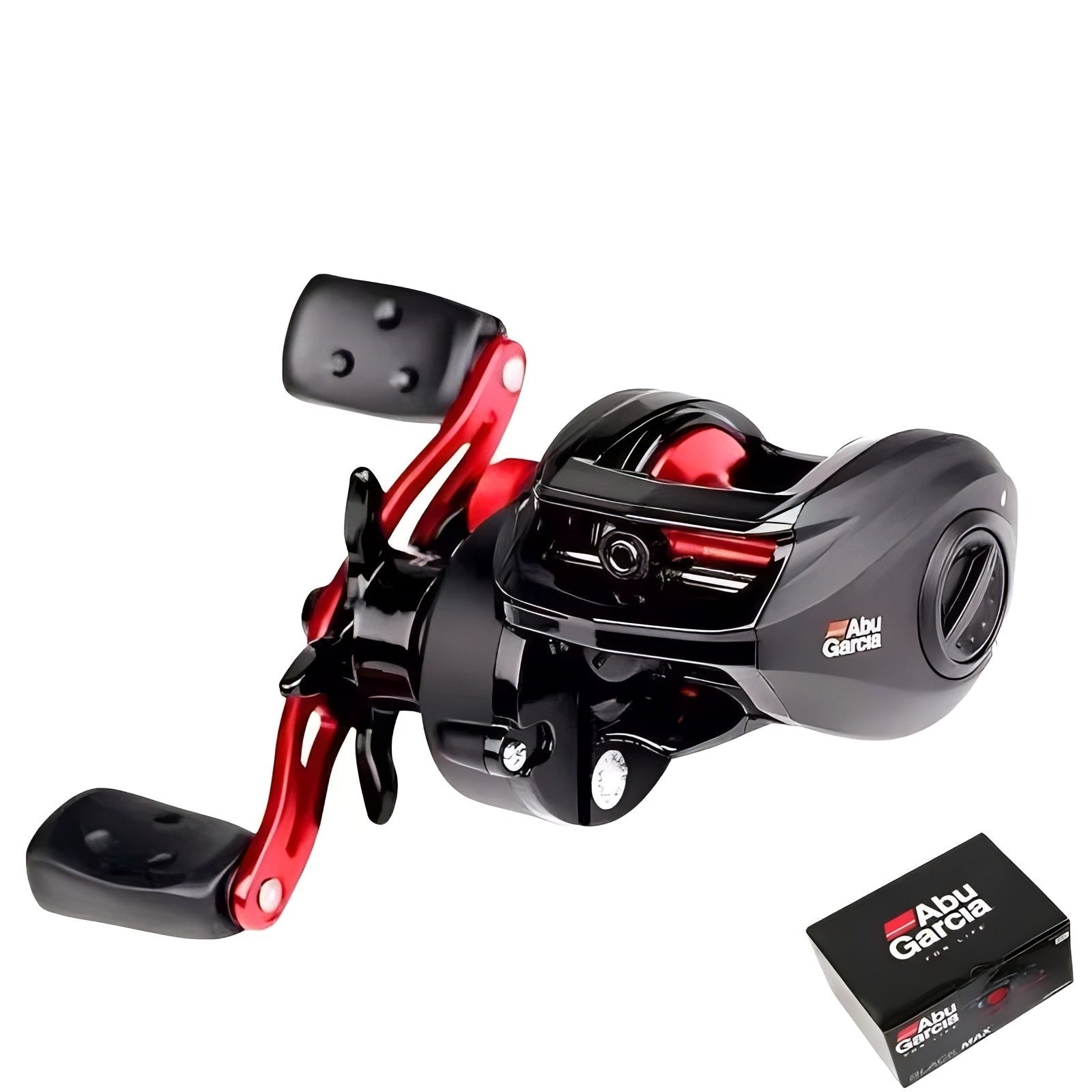 Carretilha Abu Garcia Black Max3 Drag 8kg Com 4 Rolamentos de Aço Inoxidável + Óculos De Sol Polarizado Grátis