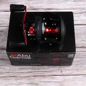 Carretilha de Pesca Abu Garcia Black Max3 Drag 8kg Com 4 Rolamentos de Aço Inoxidável + Óculos De Sol Polarizado Grátis