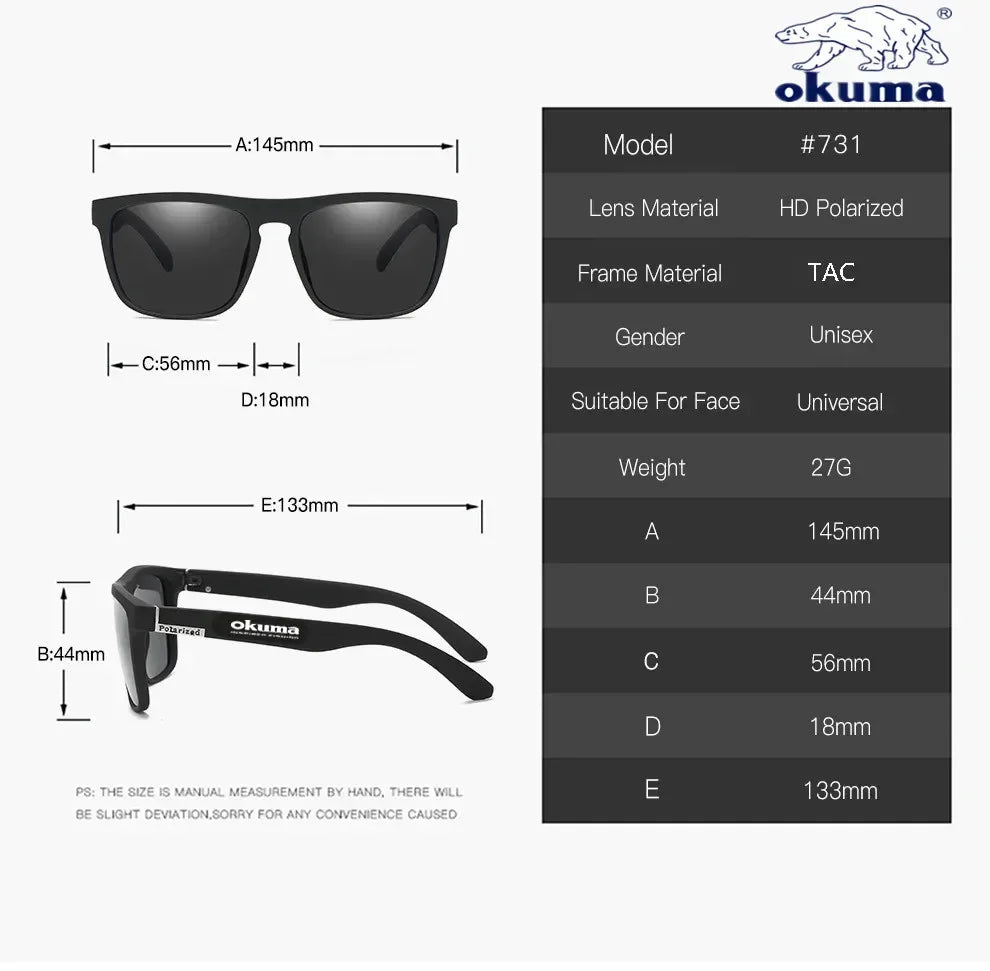 Óculos de Sol Polarizado Okuma UV400