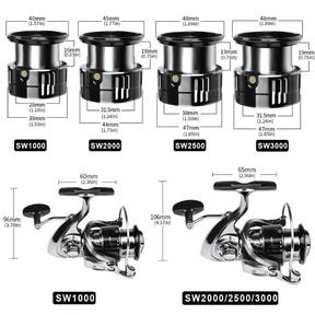 Molinete Shimano Stella SW Drag de Até 15kg Com 13 Rolamentos