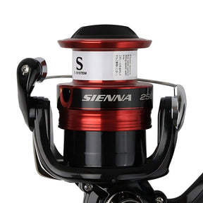 Molinete Shimano Sienna Drag de Até 8,5kg Com 3 Rolamentos de Esferas + 1 Rolamento de Rolete